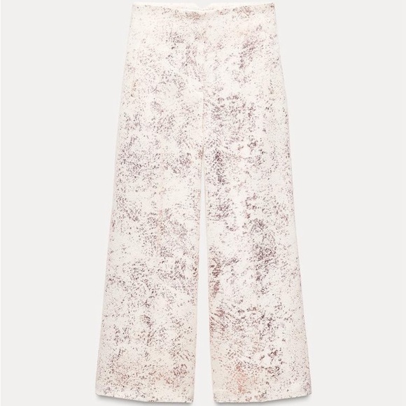 ZARA METALLIC EFFECT 2Pcs Vest and Culottes set - Picture 7 of 15